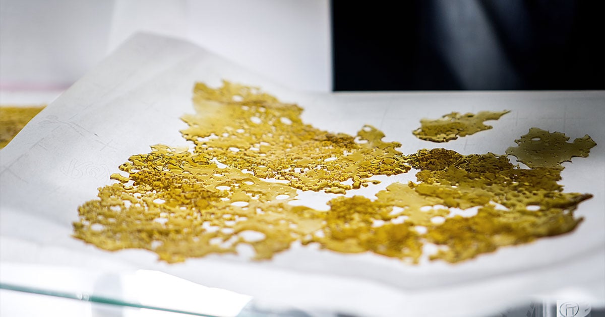 Gold Cannabis BHO Extract