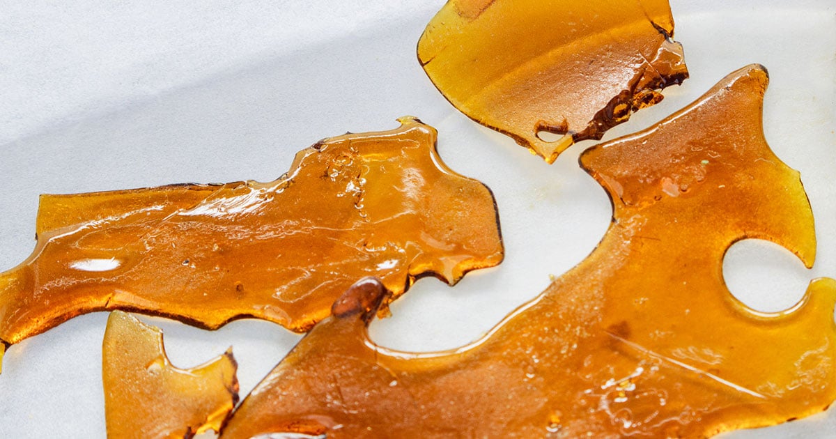 marijuana shatter extract