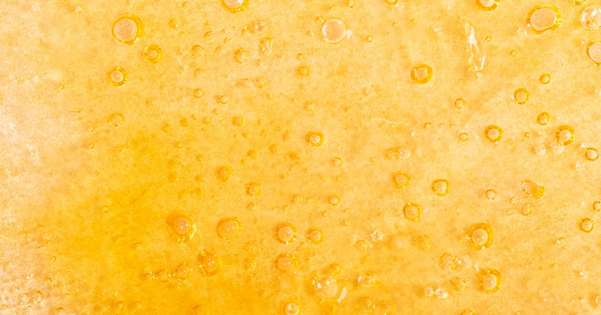 Marijuana wax closeup